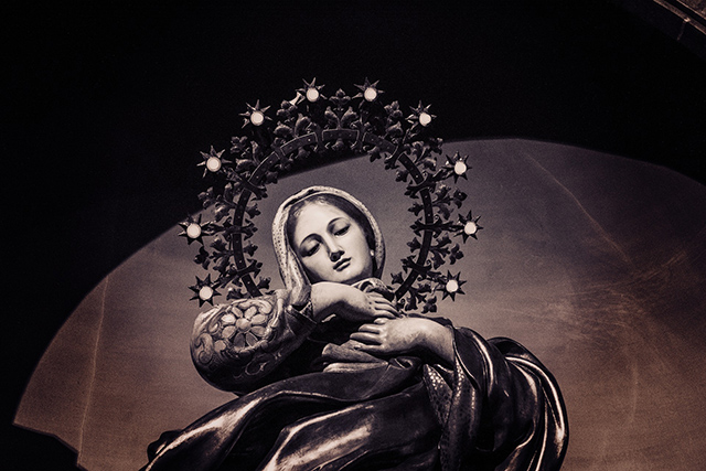 カトリック 悲しみの聖母のロザリオ | ハンドメイドのロザリオ Francesca